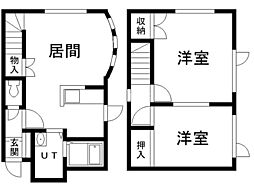 エテルノ2 2LDKの間取図画像