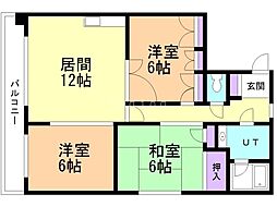 北斗ハイツ 2階