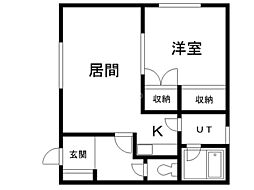 ダイイチハウス 1LDKの間取図画像