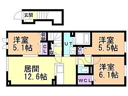 間取図画像 3LDK