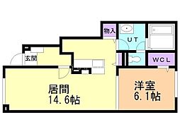 間取図画像 1LDK
