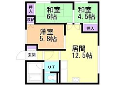 物件の間取り