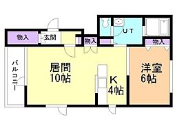 間取図画像 1LDK