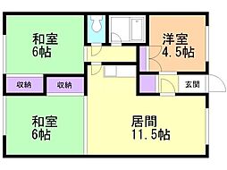 間取図画像 3LDK