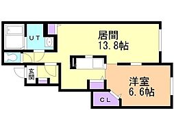 間取図画像 1LDK