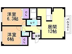 物件の間取り