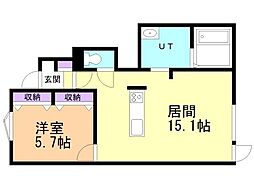 間取図画像 1LDK