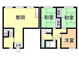 サンエイハイツ 3LDKの間取図画像