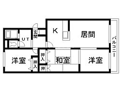 レジデンスすみのい 3LDKの間取図画像
