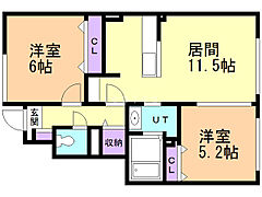 物件の間取り