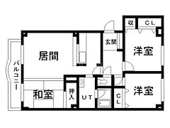 物件の間取り