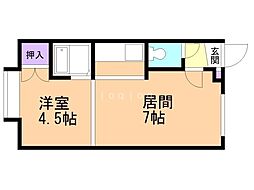 バス 旭川電気軌道バス花咲7下車 徒歩6分 2階/-