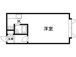 ハイムビエンナーレ 1Kの間取図画像
