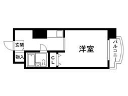 メゾン・ド・ノール 1Kの間取図画像