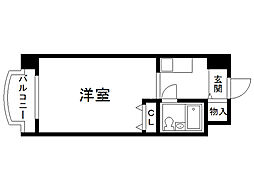メゾン・ド・ノール ワンルームの間取図画像