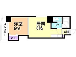 ナッツスピリット3 1LDKの間取図画像