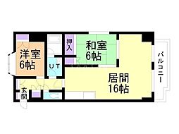 酒井ビルスケア509 2LDKの間取図画像