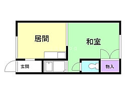 新都ハイツI 2階/-