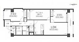 間取図画像 2SLDK