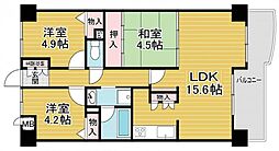 間取図画像 3LDK