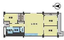 間取図画像 3LDK