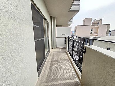 南向きバルコニーで洗濯物がよく乾きます!