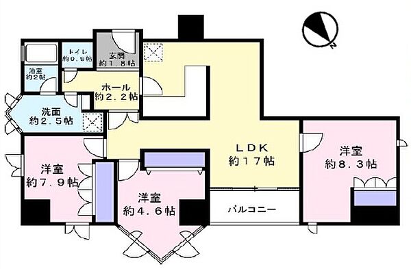 間取りを拡大表示