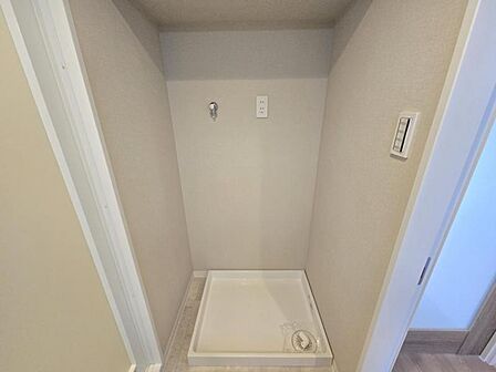 振動や水漏れ防止に有効な洗濯パンも設置済です！