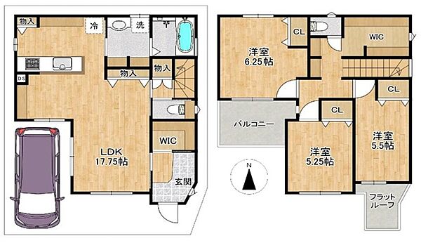 間取りを拡大表示