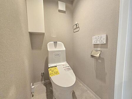 清潔感のあるトイレットルーム