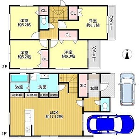 間取りを拡大表示