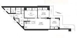 エバーグリーン淀川4号館 2SLDKの間取図画像
