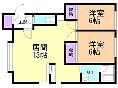 物件の間取り