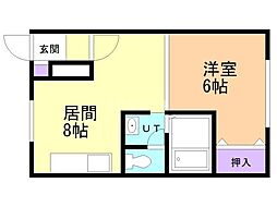間取図画像 1LDK