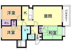 グレイトピアレジデンス 3LDKの間取図画像