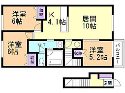 間取図画像 3LDK