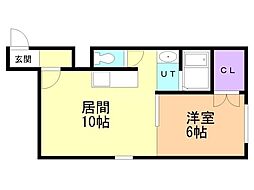 ヒノキ西4条 2階