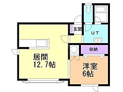 間取図画像 1LDK