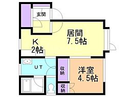 グリーンヒル近文 1階