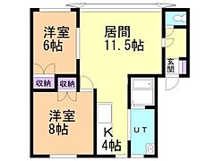 物件の間取り
