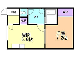 テルメハイツB 2階