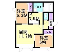 物件の間取り