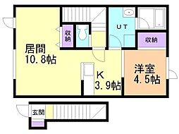 間取図画像 1LDK