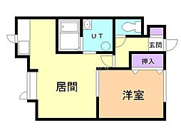 間取図画像 1LDK