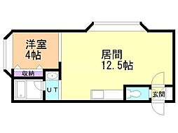 サンシャイン・97 1LDKの間取図画像
