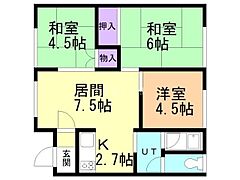 物件の間取り