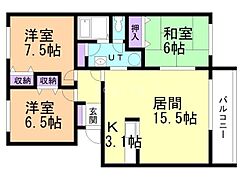 物件の間取り