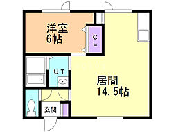 春光707アパート 1階/101