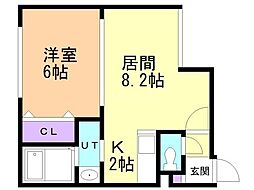 間取図画像 1LDK