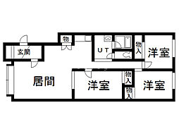 間取図画像 3LDK